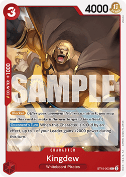 Kingdew (ST15-003) - Starter Deck: Edward.Newgate (Common) [ST-15-003]