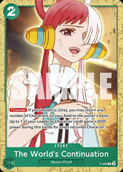 The World's Continuation (P-059)⁣ - Starter Deck: Green Uta⁣ (Promo)⁣ [P-059]