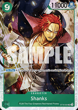 Shanks (ST16-004) - Starter Deck: Green Uta (Super Rare) [ST-16-004]