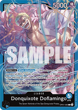 Donquixote Doflamingo (OP01-060) - Starter Deck: Donquixote Doflamingo (Leader) [ST-17-OP01-060]
