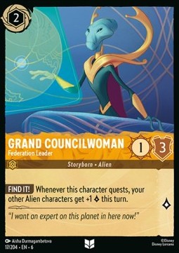 Grand Councilwoman - Federation Leader⁣ - Azurite Sea⁣ (Uncommon)⁣ [17]