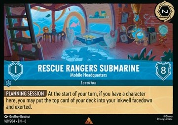 Rescue Rangers Submarine - Mobile Headquarters⁣ - Azurite Sea⁣ (Rare)⁣ [169]