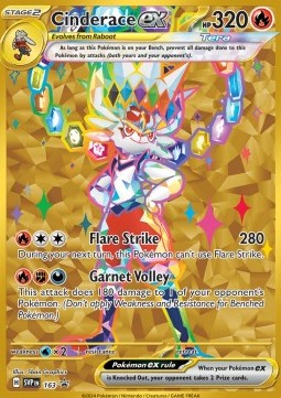 Cinderace ex⁣ - SV Black Star Promos⁣ (Promo)⁣ [163]