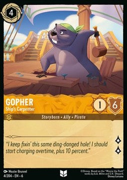 Gopher - Ship's Carpenter⁣ - Azurite Sea⁣ (Uncommon)⁣ [4]