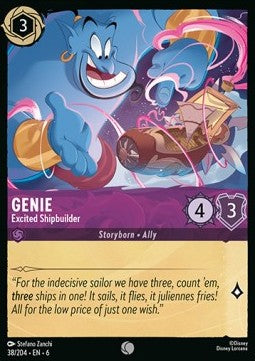 Genie - Excited Shipbuilder⁣ - Azurite Sea⁣ (Common)⁣ [38]