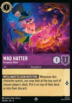 Mad Hatter - Eccentric Host⁣ - Azurite Sea⁣ (Super Rare)⁣ [59]