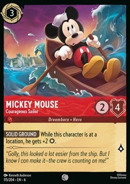 Mickey Mouse - Courageous Sailor⁣ - Azurite Sea⁣ (Common)⁣ [115]