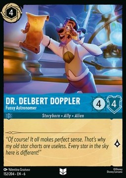 Dr. Delbert Doppler - Fussy Astronomer⁣ - Azurite Sea⁣ (Uncommon)⁣ [152]