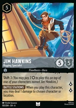 Jim Hawkins - Rigging Specialist⁣ - Azurite Sea⁣ (Uncommon)⁣ [183]