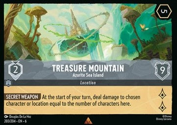 Treasure Mountain - Azurite Sea Island (V.1)⁣ - Azurite Sea⁣ (Rare)⁣ [203]