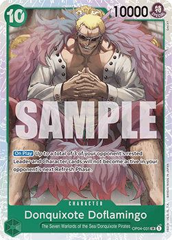 Donquixote Doflamingo (OP04-031) (V.1) - The Best (Super Rare) [PRB01-OP04-031]