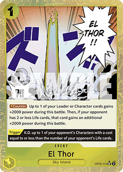 El Thor (OP05-114) (V.3) - The Best (Uncommon) [PRB01-OP05-114]