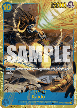 Kaido (OP05-118) (V.1) - The Best (Secret Rare) [PRB01-OP05-118]