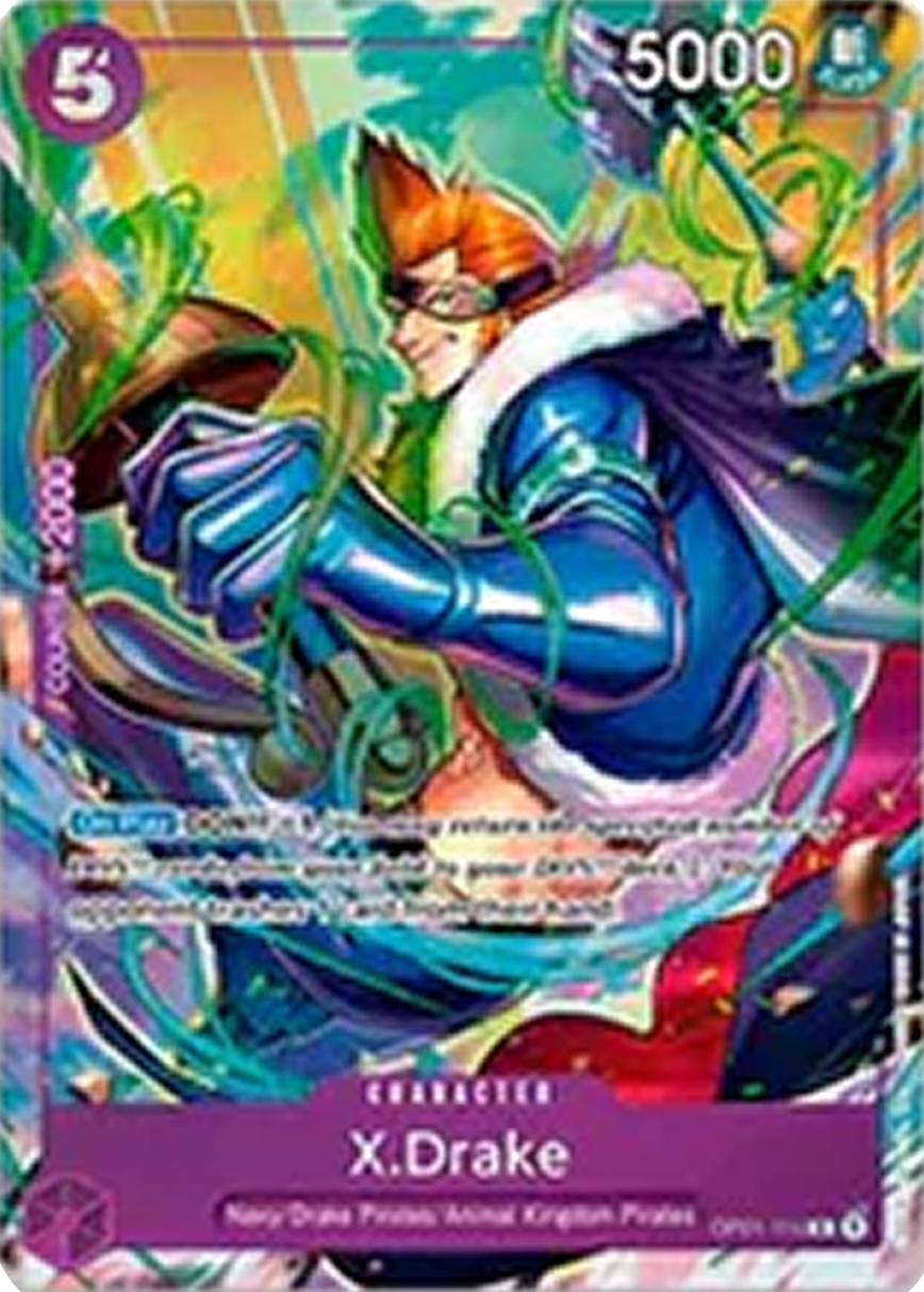 X.Drake (OP01-114) - Unnumbered Promos (Rare) [UP-OP01-114]