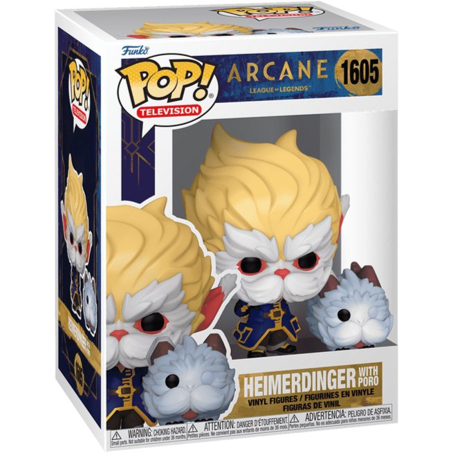 Funko POP! - League of Legends 'Arcane': Heimerdinger with Poro #1605