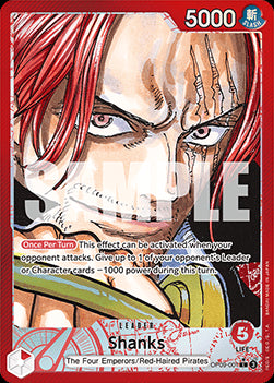 Shanks (OP09-001) (V.2)⁣ - Emperors in the New World⁣ (Alternate Art)⁣ [001]