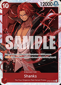 Shanks (OP09-004) (V.1)⁣ - Emperors in the New World⁣ (Super Rare)⁣ [004]