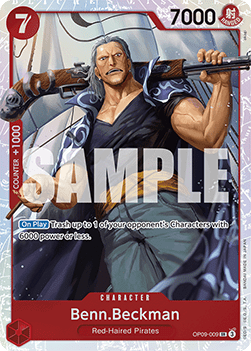 Benn.Beckman (OP09-009) (V.1) - Emperors in the New World (Super Rare) [OP09-009]