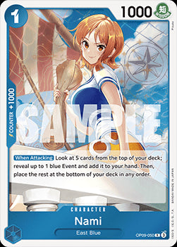 Nami (OP09-050) (V.1)⁣ - Emperors in the New World⁣ (Rare)⁣ [050]