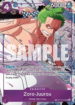 Zoro-Juurou (ST18-004)⁣ - Emperors in the New World⁣ (Special Rare)⁣ [ST18-004]