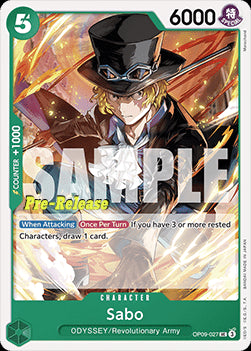 Sabo (OP09-027)⁣ - Promos: Emperors in the New World⁣ (Uncommon)⁣ [027]