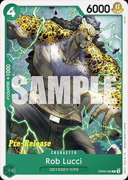 Rob Lucci (OP09-038)⁣ - Promos: Emperors in the New World⁣ (Common)⁣ [038]