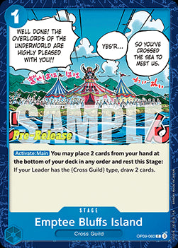 Emptee Bluffs Island (OP09-060)⁣ - Promos: Emperors in the New World⁣ (Common)⁣ [060]