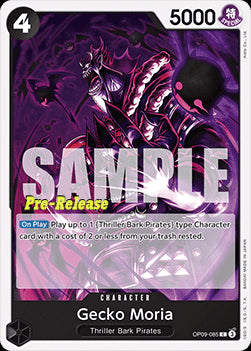 Gecko Moria (OP09-085)⁣ - Promos: Emperors in the New World⁣ (Common)⁣ [085]