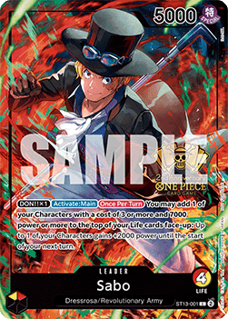 Sabo (ST13-001) - Unnumbered Promos (Leader) [UP-ST13-001]