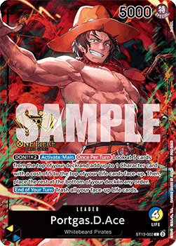 Portgas.D.Ace (ST13-002) - Unnumbered Promos (Leader) [UP-ST13-002]