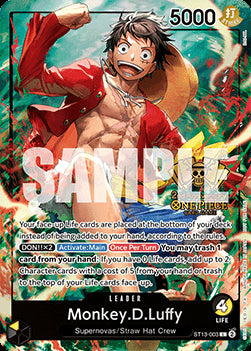 Monkey.D.Luffy (ST13-003)⁣ - Unnumbered Promos⁣ (Leader)⁣ [ST13-003]