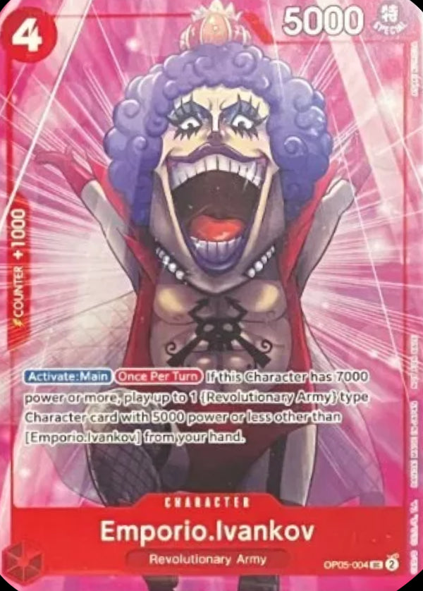 Emporio.Ivankov (OP05-004) (V.1)⁣ - Unnumbered Promos⁣ (Uncommon)⁣ [OP05-004]