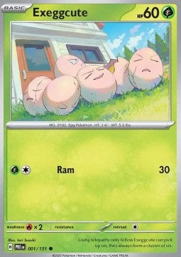 Exeggcute⁣ - Prismatic Evolutions⁣ (Common)⁣ [001]