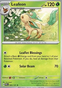 Leafeon⁣ - Prismatic Evolutions⁣ (Rare)⁣ [005]