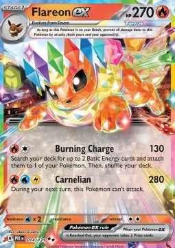 Flareon ex⁣ - Prismatic Evolutions⁣ (Double Rare)⁣ [014]