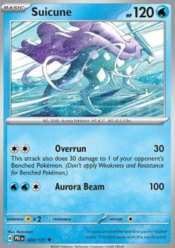 Suicune⁣ - Prismatic Evolutions⁣ (Uncommon)⁣ [024]