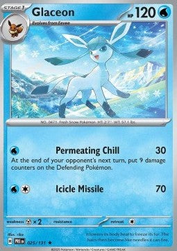 Glaceon⁣ - Prismatic Evolutions⁣ (Rare)⁣ [025]