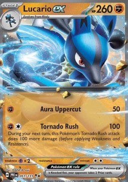 Lucario ex⁣ - Prismatic Evolutions⁣ (Double Rare)⁣ [051]