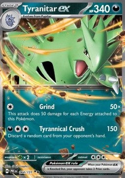 Tyranitar ex⁣ - Prismatic Evolutions⁣ (Double Rare)⁣ [064]