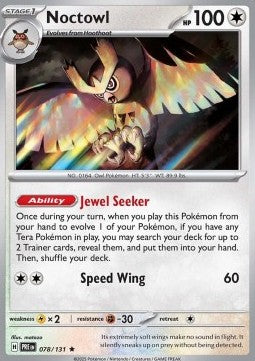 Noctowl⁣ - Prismatic Evolutions⁣ (Rare)⁣ [078]