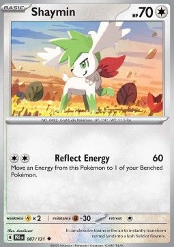 Shaymin⁣ - Prismatic Evolutions⁣ (Uncommon)⁣ [087]