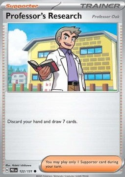 Professor's Research - Professor Oak⁣ - Prismatic Evolutions⁣ (Common)⁣ [122]