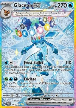 Glaceon ex⁣ - Prismatic Evolutions⁣ (Special Illustration Rare)⁣ [150]