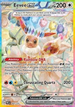 Eevee ex⁣ - Prismatic Evolutions⁣ (Special Illustration Rare)⁣ [167]