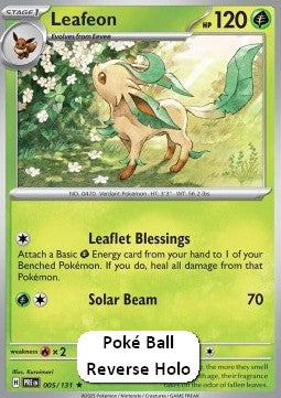 Leafeon⁣ - Prismatic Evolutions: Additionals⁣ (Rare)⁣ [005]