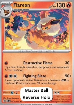 Flareon⁣ - Prismatic Evolutions: Additionals⁣ (Rare)⁣ [013]