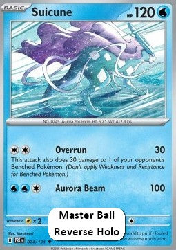 Suicune⁣ - Prismatic Evolutions: Additionals⁣ (Uncommon)⁣ [024]