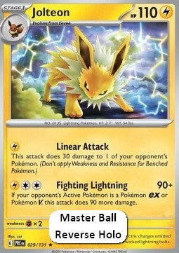 Jolteon⁣ - Prismatic Evolutions: Additionals⁣ (Rare)⁣ [029]