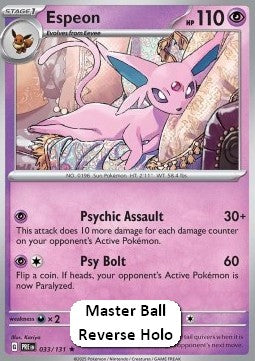 Espeon⁣ - Prismatic Evolutions: Additionals⁣ (Rare)⁣ [033]