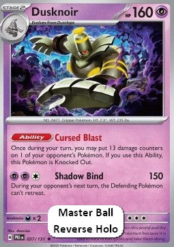 Dusknoir⁣ - Prismatic Evolutions: Additionals⁣ (Rare)⁣ [037]